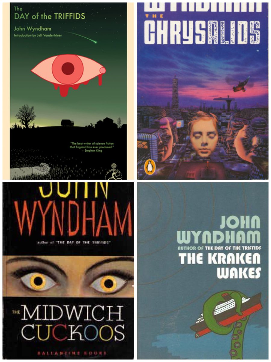 August 29, 2026: Check out these class SF authors – Christopher! Wyndham! Bishop!
